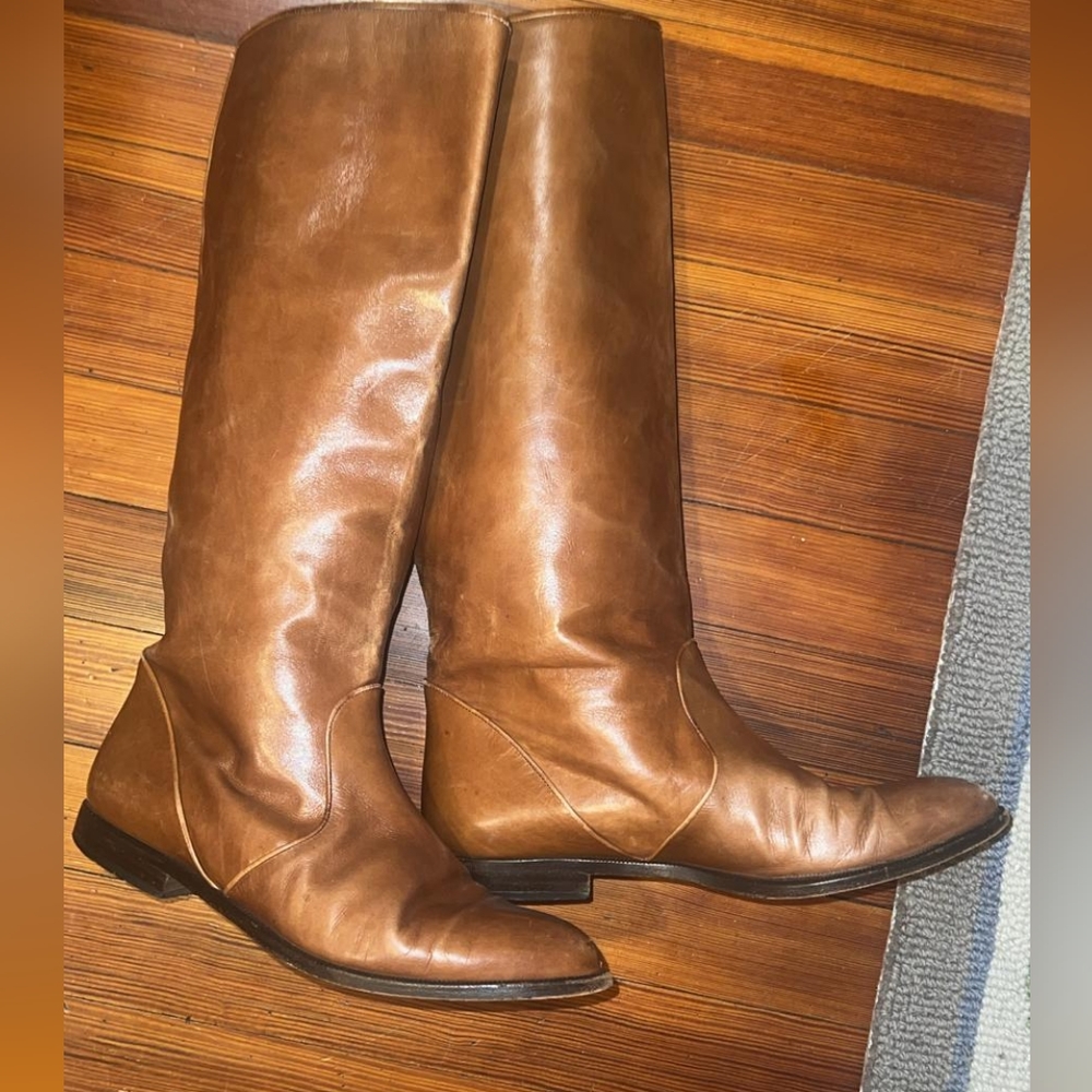 Vintage Calvin Klein saddle boots